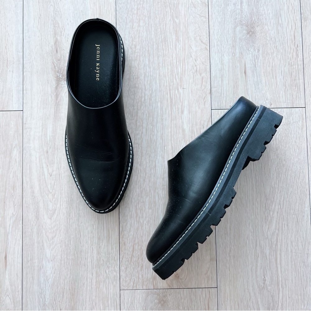 Jenni Kayne Leather Lug Mule